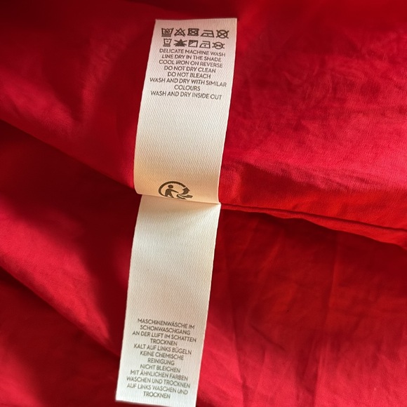 MiniBoden Red Shiny Tulle Dress 8/9 - Picture 7 of 10